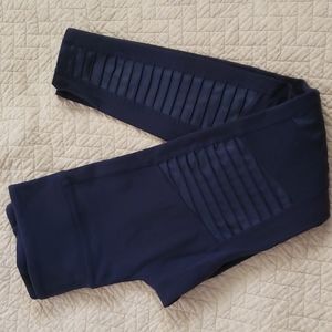 Alo moto leggings navy